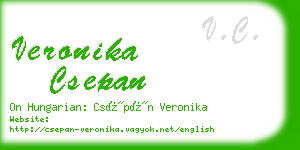 veronika csepan business card